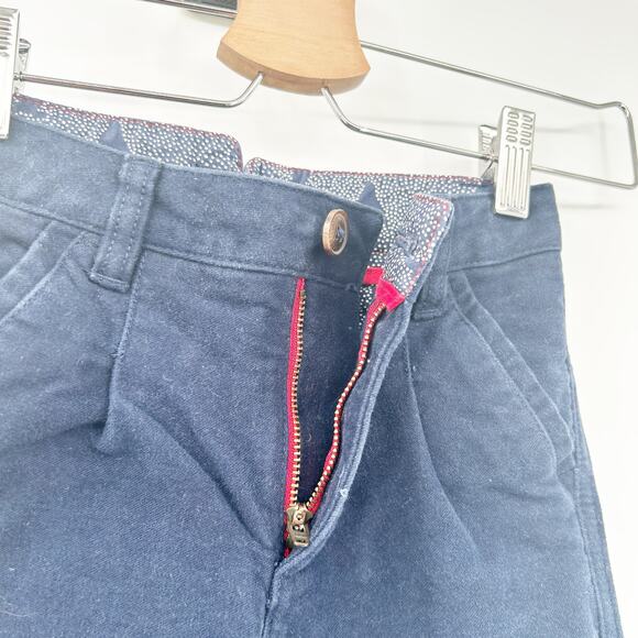 Mini Boden Boys Pull On Cord Casual School Cotton Straight Pants Size 7Y Navy - Picture 4 of 8